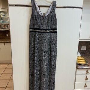 COUTURE Custom Made Lace Evening Gown Size 14